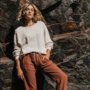 BOHME cream sweater Small